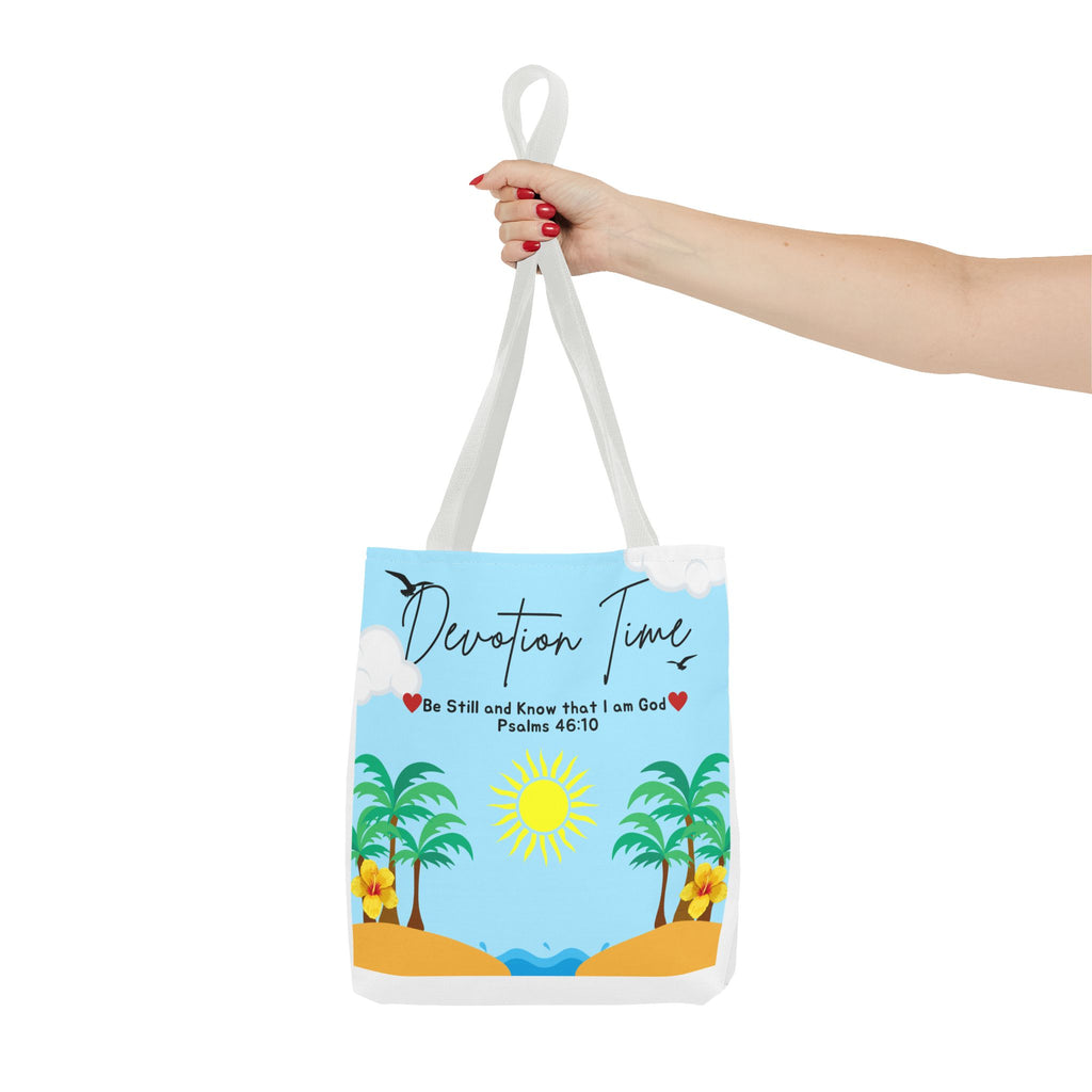 Blue Devotion Tote Bag (AOP)