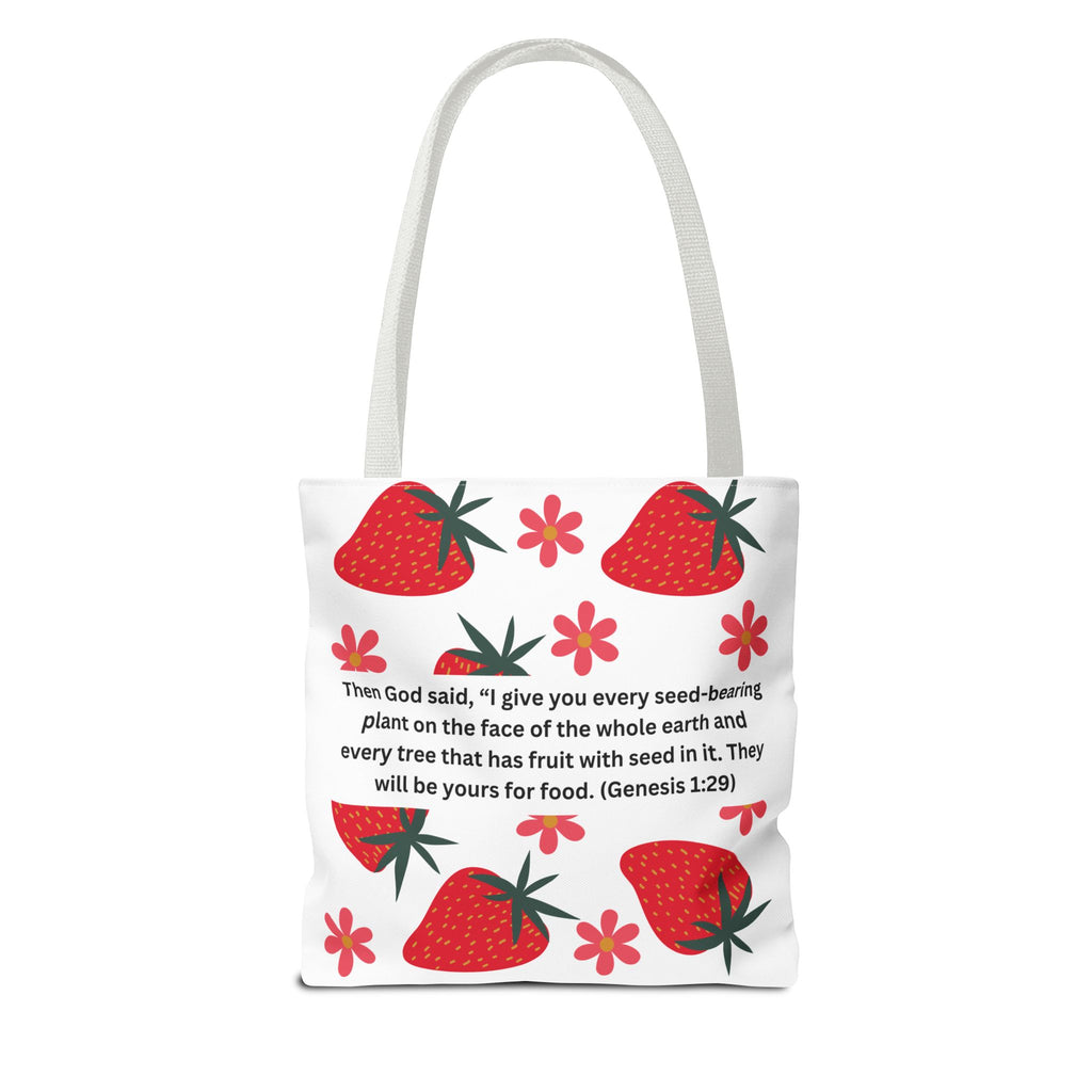 Strawberry Seed Tote Bag (AOP)