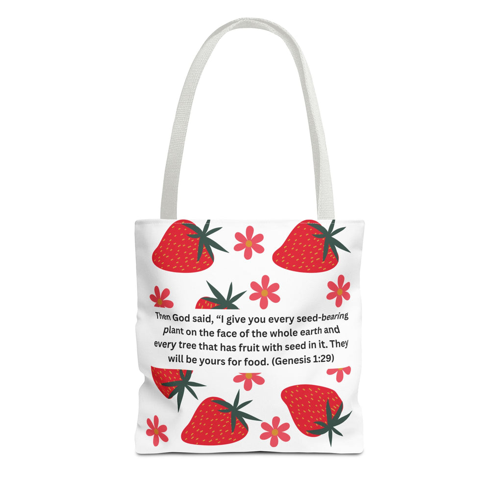 Strawberry Seed Tote Bag (AOP)