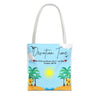 Blue Devotion Tote Bag (AOP)