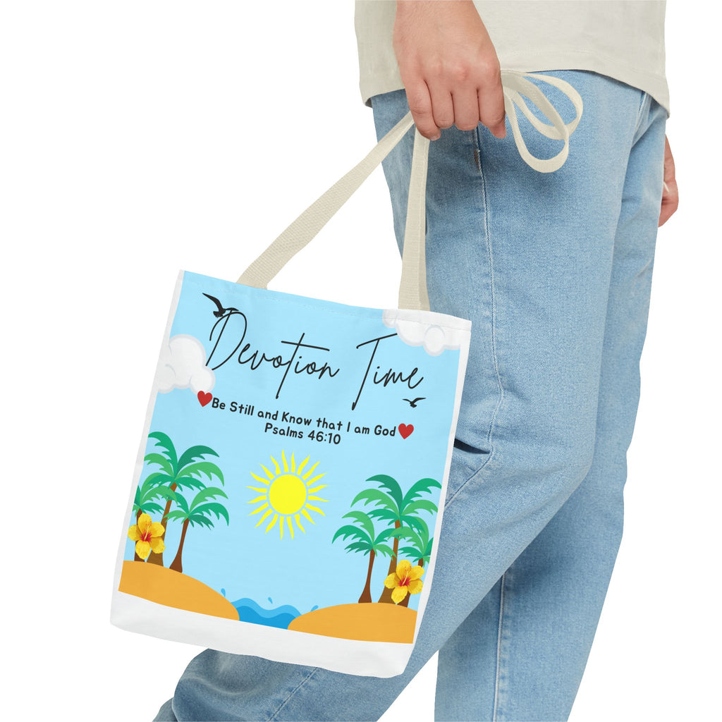 Blue Devotion Tote Bag (AOP)