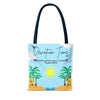 Blue Devotion Tote Bag (AOP)