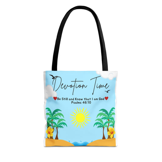 Blue Devotion Tote Bag (AOP)