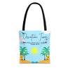 Blue Devotion Tote Bag (AOP)