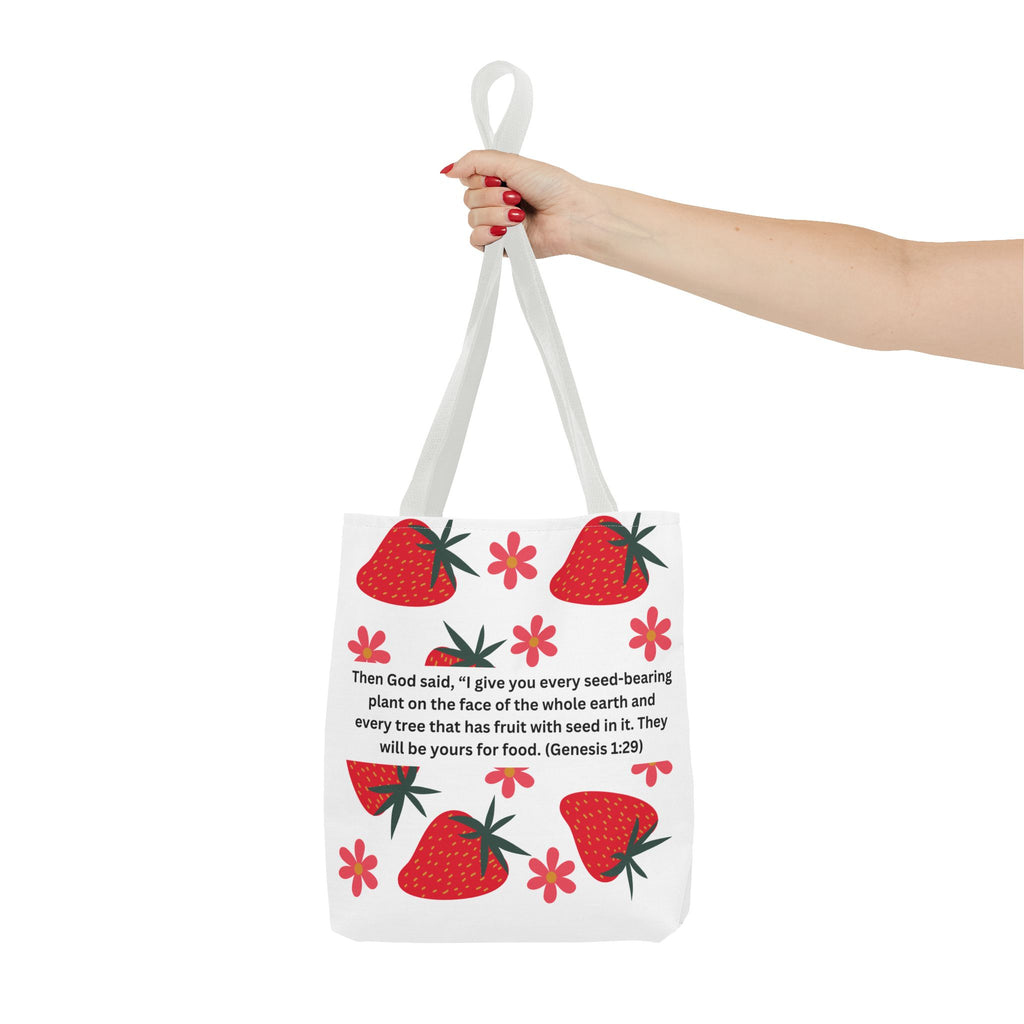 Strawberry Seed Tote Bag (AOP)