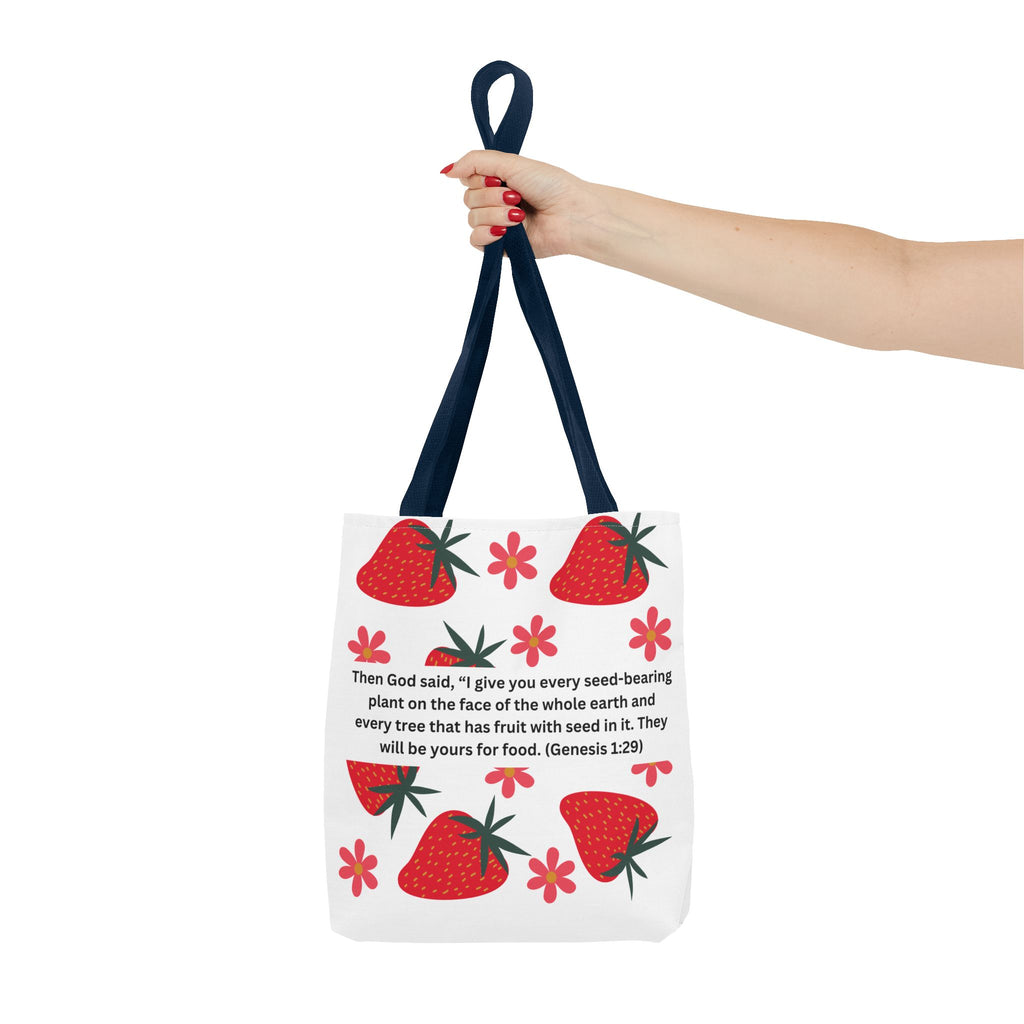 Strawberry Seed Tote Bag (AOP)