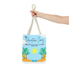 Blue Devotion Tote Bag (AOP)