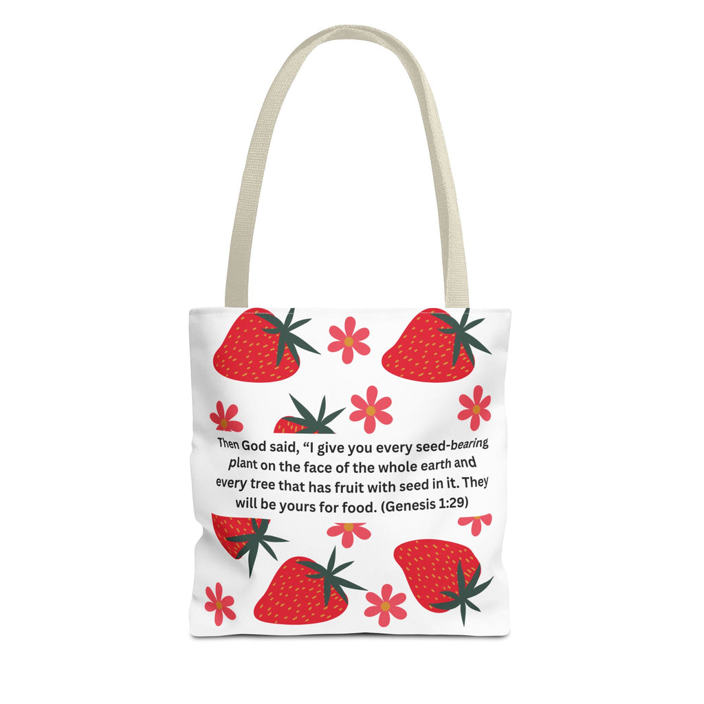 Strawberry Seed Tote Bag (AOP)