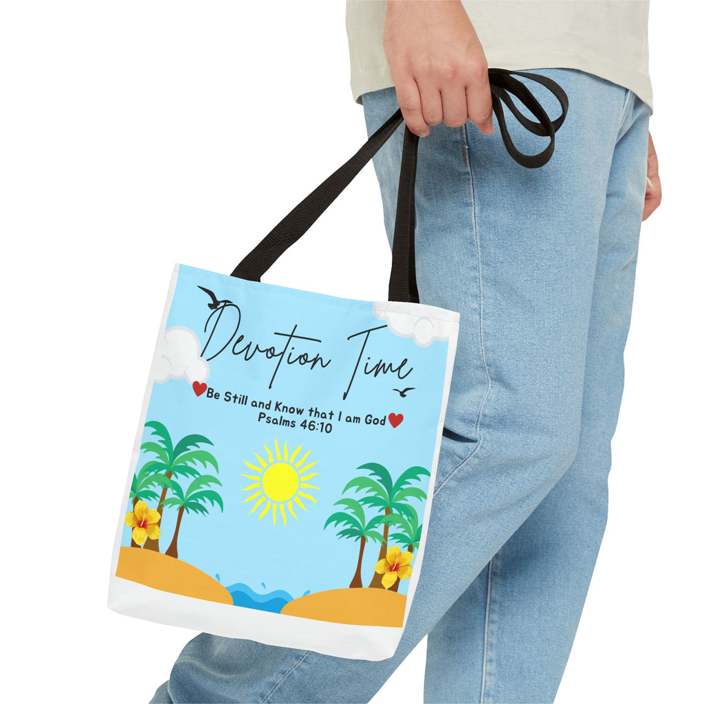 Blue Devotion Tote Bag (AOP)